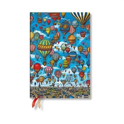 2027 Balloon Festival MIDI Horizontal Softcover 18-Month Weekly Planner, 224pg,