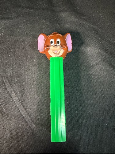 RARE 1980 PEZ Tom & Jerry Spike Dispenser Brown Pink Green Stem No Feet Vintage