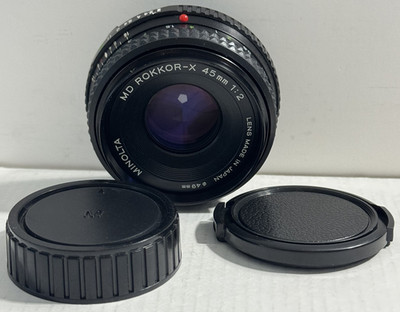 Minolta 45mm F/2 Rokkor-X MD Manual Focus Prime Lens #251