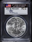1986 $1 American Silver Eagle PCGS MS 69 | Mercanti Signed