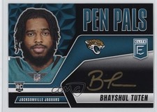 2025 Donruss Elite Pen Pals Variation Black Gold Ink Bhayshul Tuten Auto 0xh3