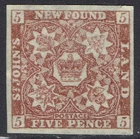 Newfoundland #19 mint no gum stamp