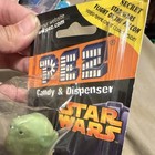 Vintage PEZ Candy & Dispenser Star Wars Yoda w/ 3 Orange Candy Refills — photo 3