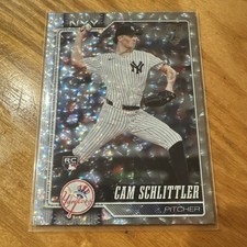 Topps 2024 Series 1 Cam Schlittler Diamonte Rookie #111 Yankees Baseball Card