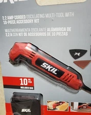SKIL OS-2710-00 Oscillating Tool Electric Corded 10 Pieces Set W/ Bag Sealed NIB