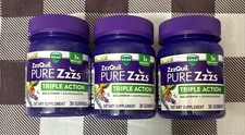3 Pack Vicks ZzzQuil PURE Zzzs Melatonin  Chamomile Sleep Aid 30 Gummies Each