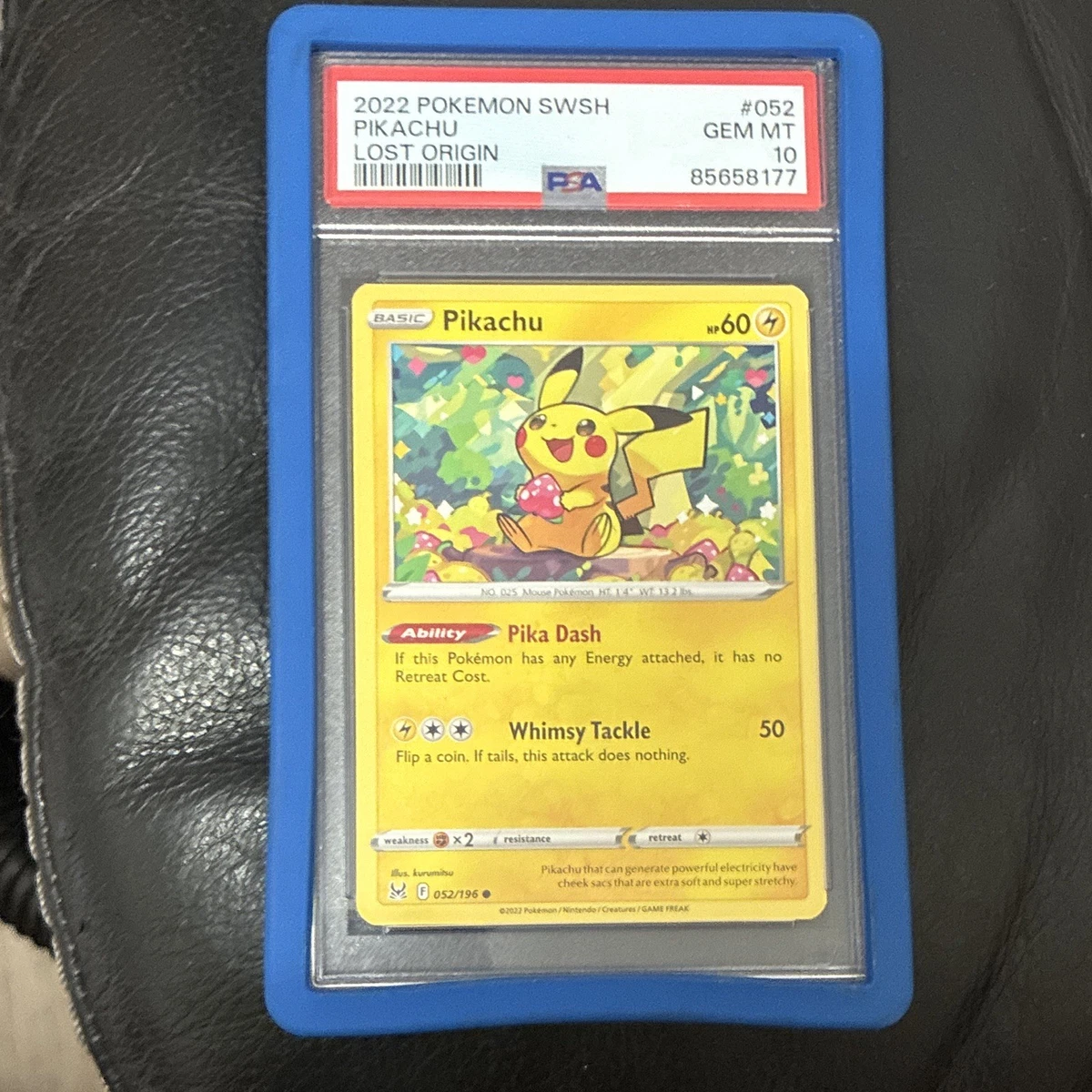 Pikachu Pokémon TCG Grade 10 Common Individual Collectible Card