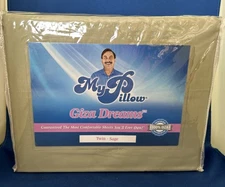 NEW My Pillow SAGE GREEN 100% Giza Dreams 400 TC Cotton 4 Piece Twin Sheet Set