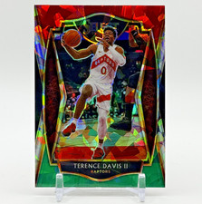 Terence Davis II 2020-21 Panini Select Premier Level #125 Red White Green Ice