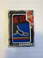 2025-26 Black Diamond Team Logo Jumbos Steve Yzerman TL-SY