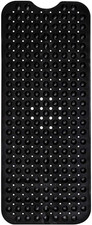 Bath Mat   40 X 16 Inch Extra Long Non Slip Bathtub Mat   anti Slip Black Shower