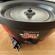 West Bend Stir Crazy 6 Quart Popcorn Maker Corn Popper 82505 Base  Power Cable