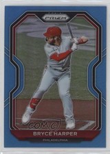 2021 Panini Prizm Tier II Carolina Blue Prizm Bryce Harper #187 go9