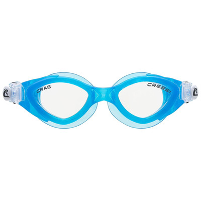 Cressi Silicone Swim Goggles for Kids Ages 3 - 7, Translucent Blue