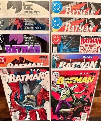 VOLUME 1 BATMAN MANY ISSUES LATE 1980'S TO EARLY 2000'S HIGH GRADES