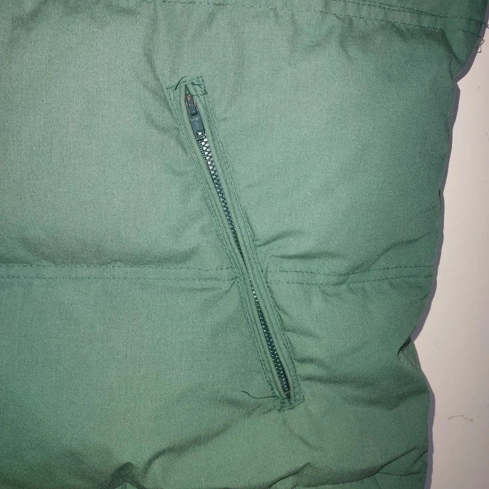 Northwest Territory Men's Puffer Vest XL Down Full Zip Pockets Vintage Green - Image 3 of 4