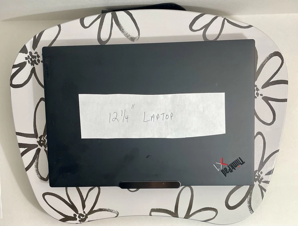 "Escritorio de regazo de madera con cojines se adapta a tabletas portátiles y iPad Pro de 15""" Foto 4 de 4