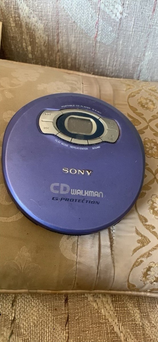 Sony D-EJ651 CD Walkman G-Protection Portable CD Player Purple | eBay
