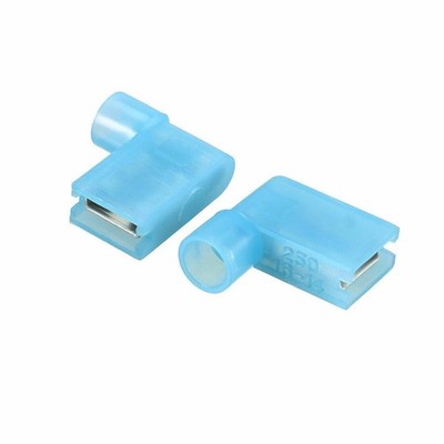 30pcs6.3mm Quick Splice Wire Terminals FlagShaped Spade FemaleConnectors   KD *r
