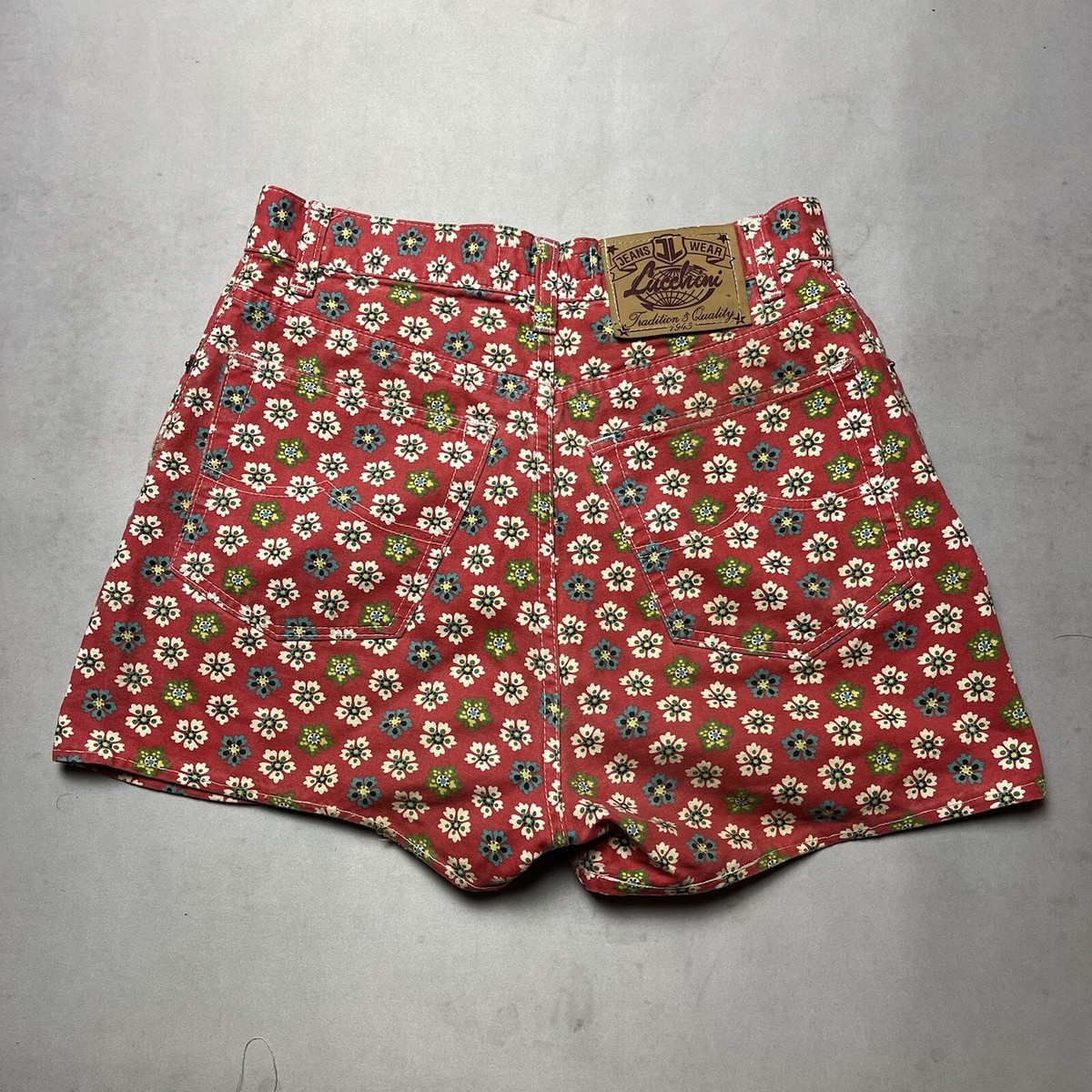 Vintage 90s Lucchini Jeans Wear Floral Print Shorts | eBay