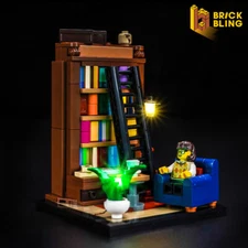 BrickBling LED Light Set for LEGO Ideas Books Are My Passion 40698（Standard）