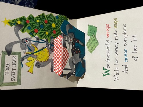 Vtg 50s 60s 70s Greeting Card Lot 50 Christmas Birthday Hallmark Carlton Gibson - Picture 12 of 16