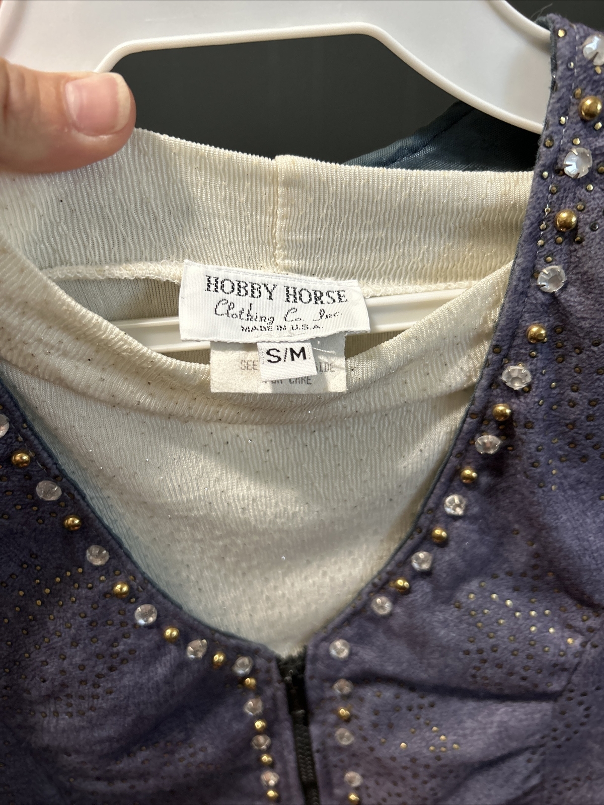 Custom Girls Show Vest w/ Hobby Horse Slinky Gem