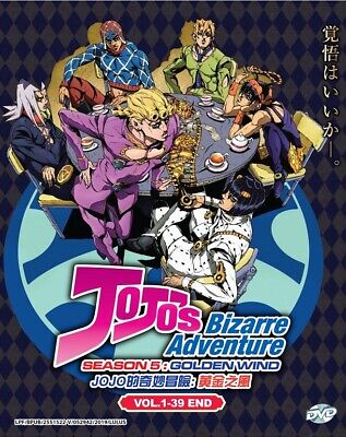 Anime DVD JoJo's Bizarre Adventure Season 1-5 Vol.1-154 End +