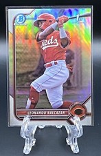 Leonardo Leo Balcazar 2022 Bowman Chrome 1st Bowman Refractor /499! Reds