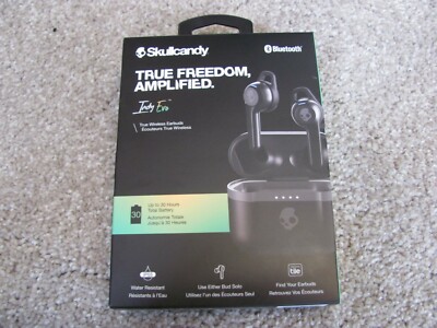 New Skullcandy Indy Evo True Wireless In-Ear Earbuds - True Black (S2IVW-N740)