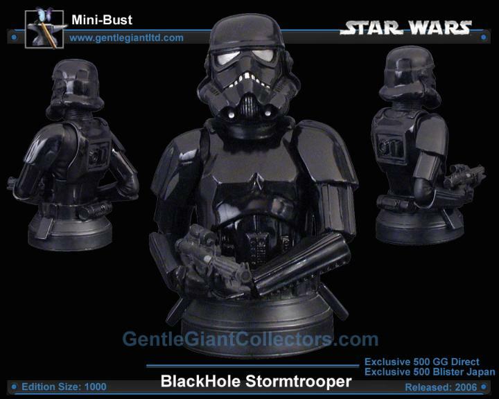 STAR WARS BLACKHOLE STORM TROOPER Deluxe Collectible Bust Gentle