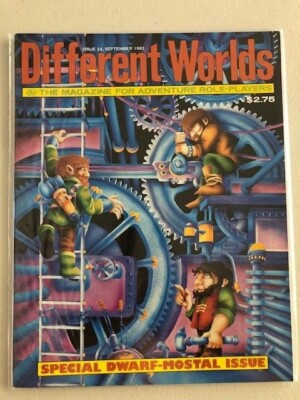 Different Worlds RPG Magazine Issue #24 Chaosium 1982 Dwarves Pregnancy in D&D