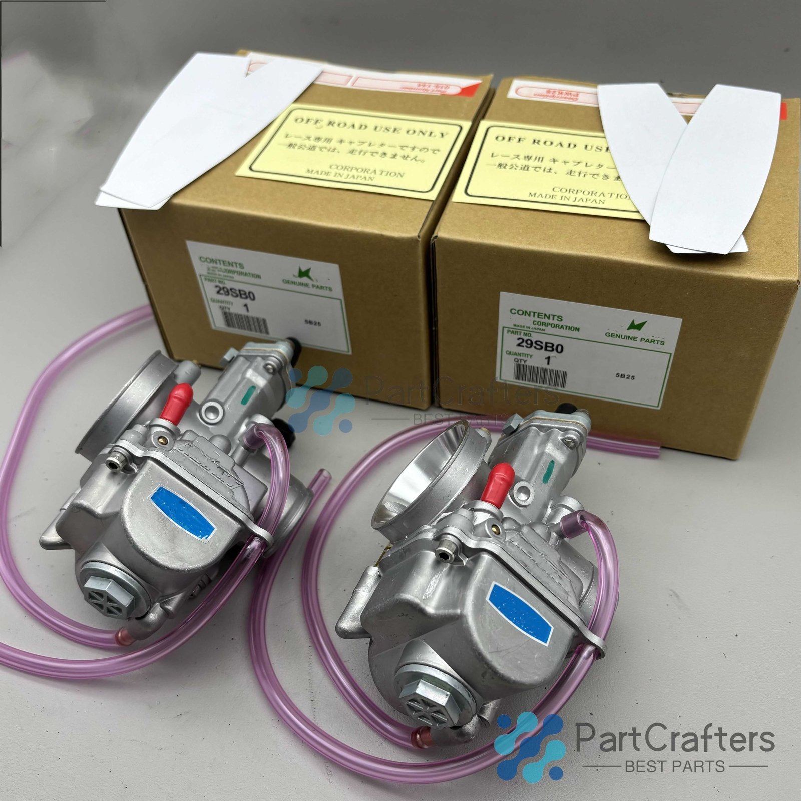 1 Pair Carb Carburetor Fit For Yamaha Banshee 350 Keihin PWK 28mm US