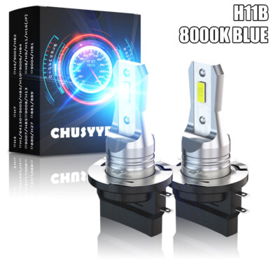 For Hyundai Veloster 2013-2017 Projector H11B LED Headlight Low Beam Blue Bulbs