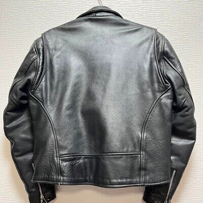 Cuirs london Double Riders Jacket Cowhide Men Size L Black Cuirs london Double Riders Jacket Cowhide Men Size L Black