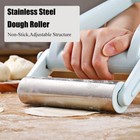 Rolling Pin with Adjustable Labor for Baking,Non-Stick Stainless Steel — photo 3