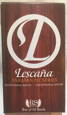 RS BERKELEY BOX OF 10 BASS CLARINET LESCANA PARAMOUNT SERIES REEDS ALL SIZES