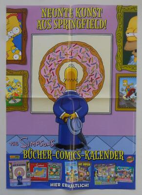 The Simpsons - Ninth Art From Springfield - Promo Poster (2007) - Bongo/Panini