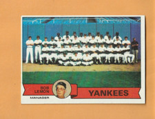 Bob Lemon New York Yankees 1979 Burger King #1 Team Card 6J