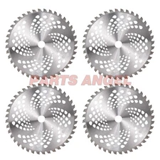 4 Pack Carbide Tip Brush Blades 10" x 40T Replace For Cutter Trimmer Weed Eater
