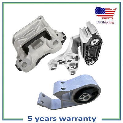 3PCS Engine Motor & Auto Trans Mount For 18-21 Chevrolet Blazer Traverse 2.0 2.5