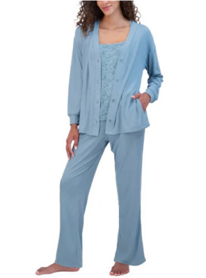 Live2Lounge Ladies' 3-piece Lounge Set Blue XXL