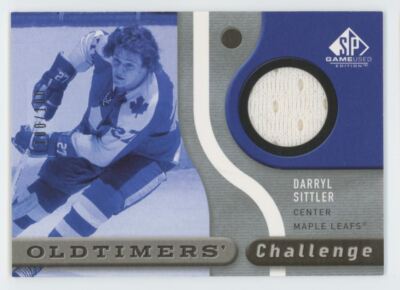 2005-06 SP Game Used Oldtimer's Challenge Jersey Darryl Sittler Jersey 1 color