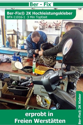 2K Hochleistungskleber 50g - Kunststoff- und Metallkleber 6 Spitzen für Pistole - Bild 9 von 18