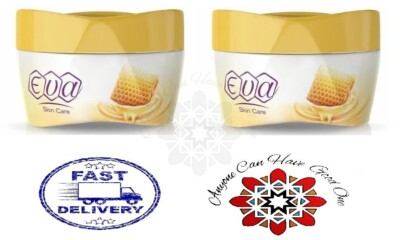 2X EVA Honig Creme für normale Haut Natürliche Gesunde Gesicht Körper Feuchtigkeitscreme