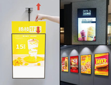LED Slim Advertising Lightbox Sign Wall-Mounted Poster Board Menu Frame A1/A2/A3