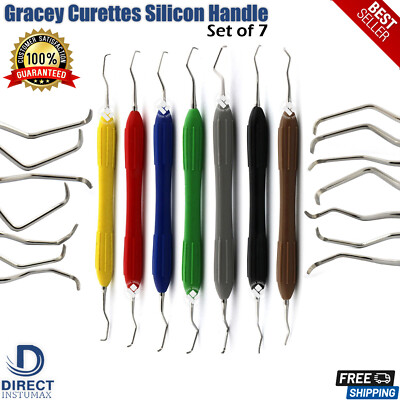 Dental Periodontal Gracey Curettes Surgical Hollow Handle Probe INSTUMAX
