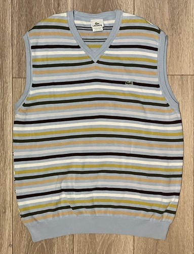Lacoste Men's Size 6 V-Neck Sweater 