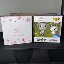 Funko POP! 2022 Hallmark Ornaments Rick And Morty: Rick and Snowball