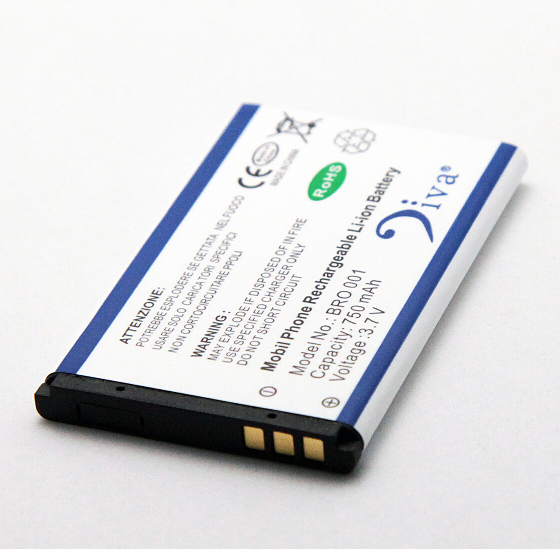 Batteria Di Ricambio Per Telecomando Brondi Amico Home - 3,7V 800mAh